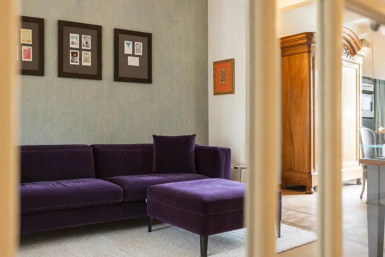 Energiezuinig (EPC B) en hoogwaardig gerenoveerd art-decoappartement met 2 slaapkamers, terras en gelijkvloerse polyvalente ruimte op absolute toplocatie aan ’t Groen Kwartier foto 14