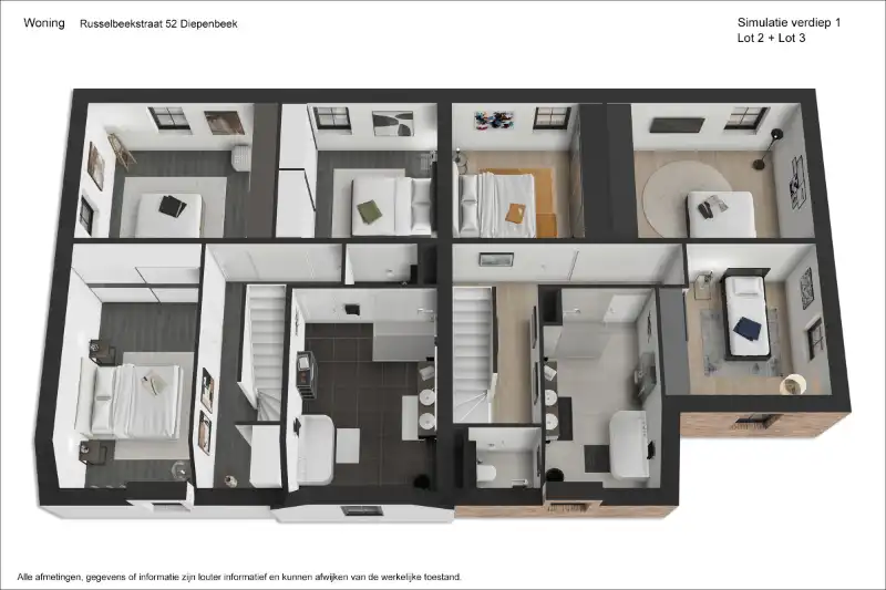 Moderne halfopen nieuwbouwwoning met 4 slaapkamers en 2 badkamers met carport foto 10