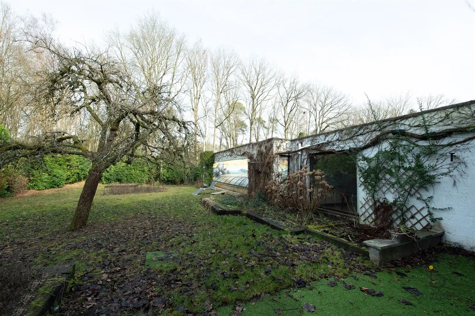 Veel renovatiepotentieel in ruime rustig gelegen familiewoning midden in het groen! foto 48
