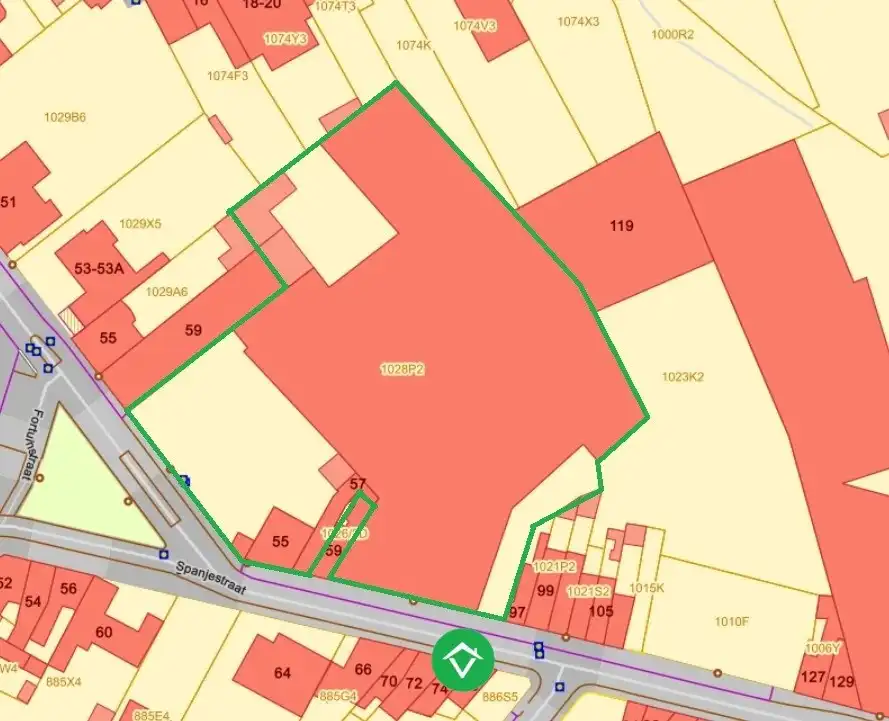 Projectzone van 7635 m² op een uiterst gunstige ligging te Roeselare foto 9