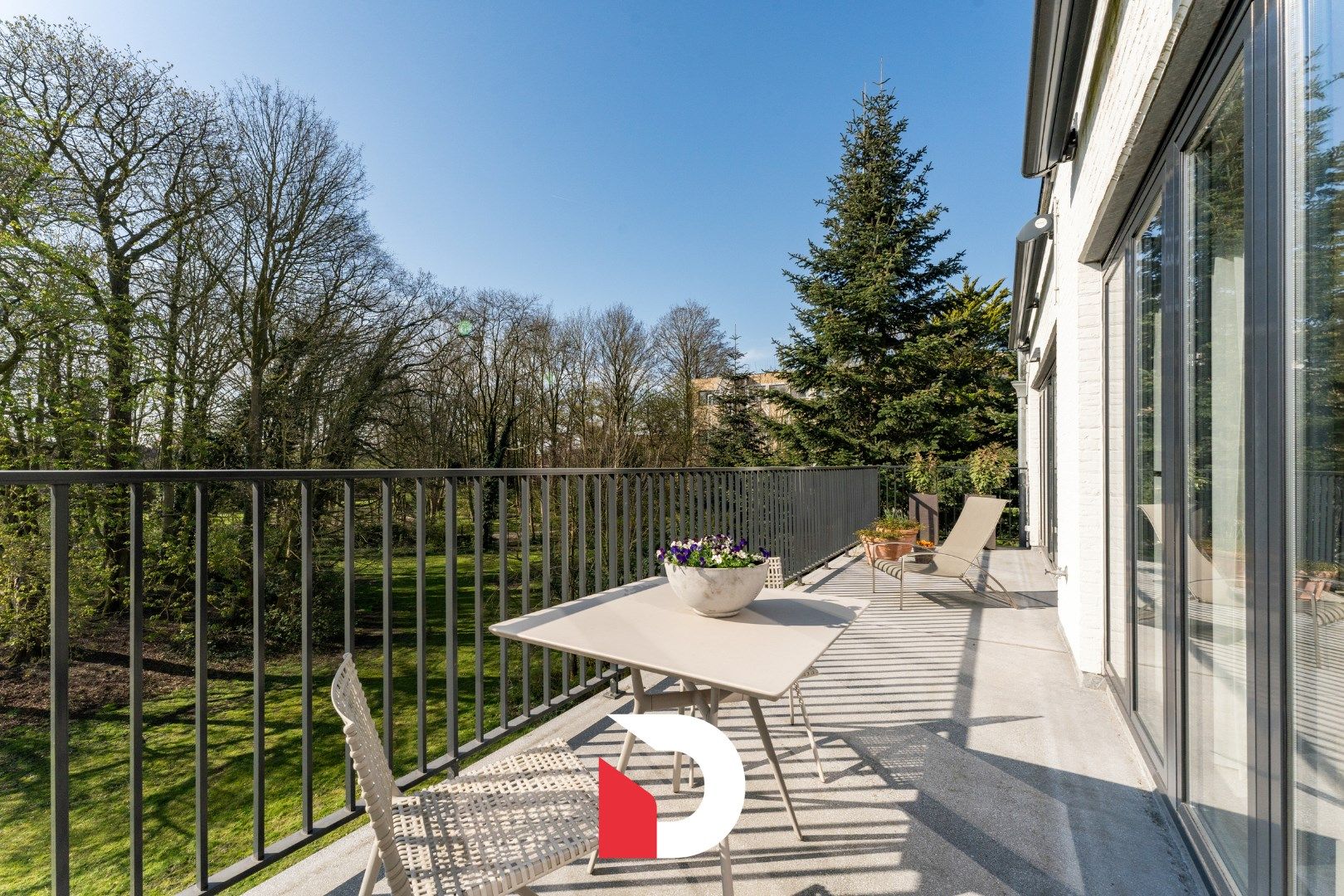 Magnifiek energiezuinig appartement met 3 slk en open zicht over groen park foto 15