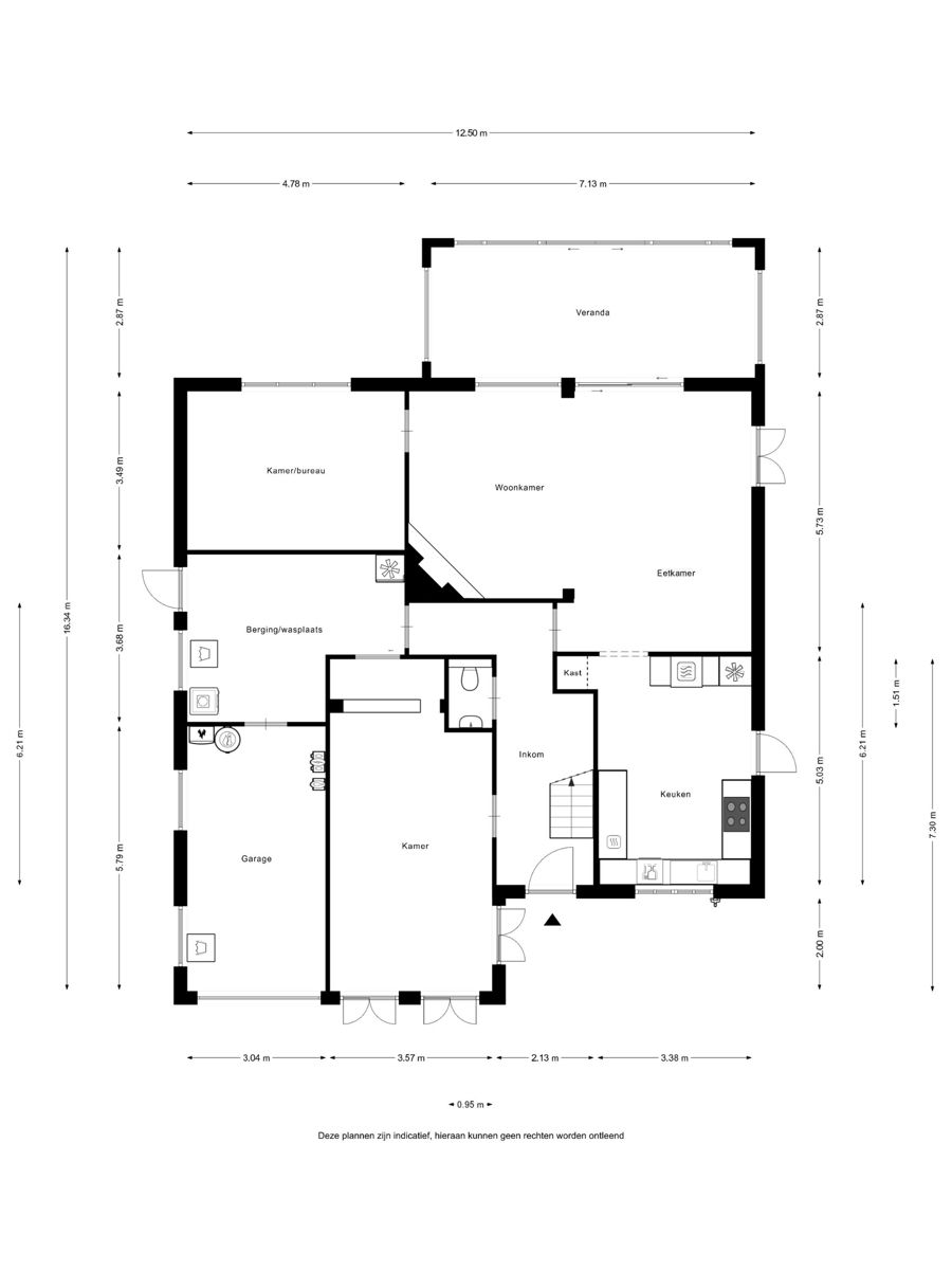 Ruime gezinswoning met 5 slaapkamers, tuin en garage foto 45