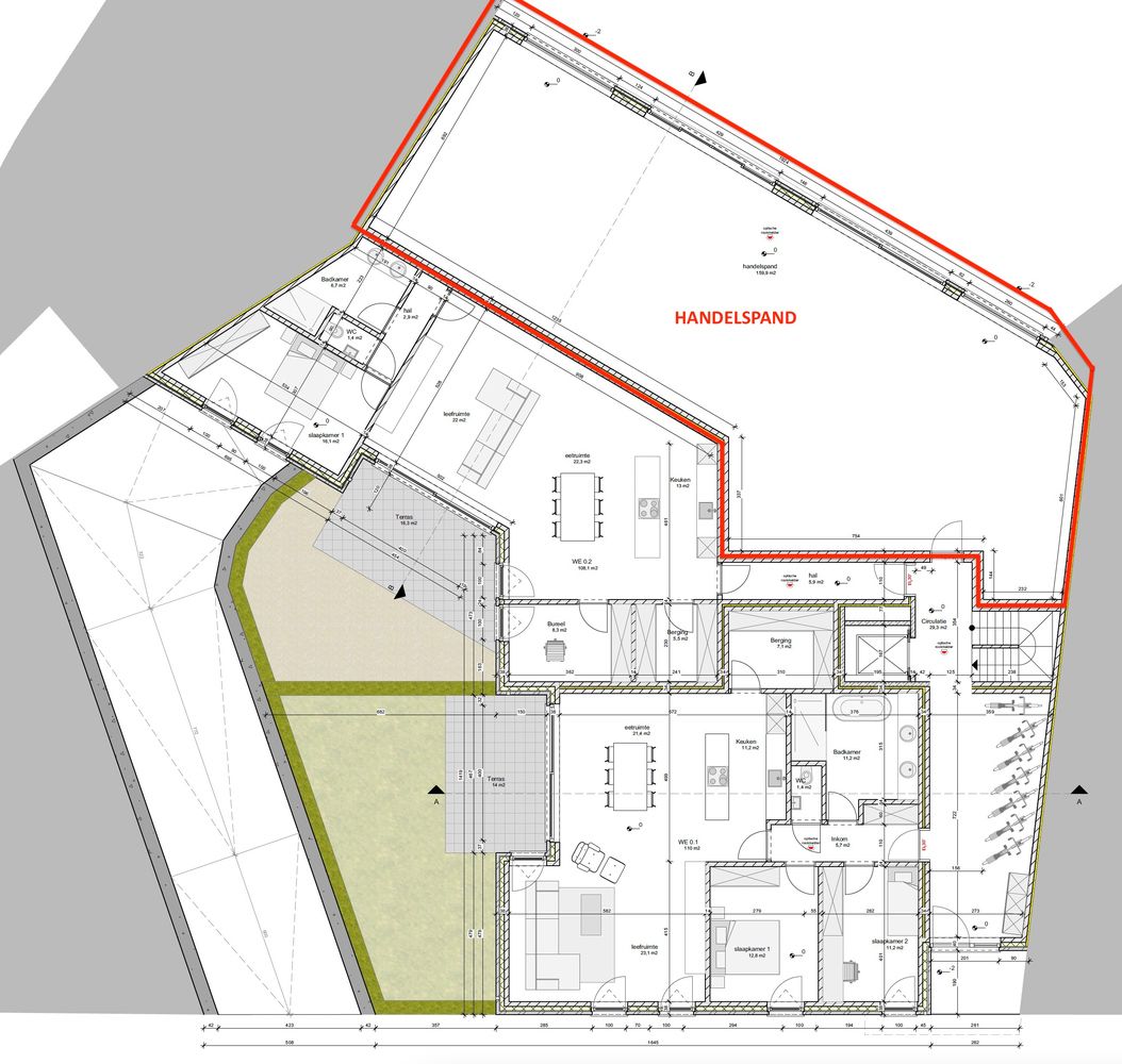 Gelijkvloers, nieuwbouw handelspand in het hartje van Hamont-Achel! foto 7
