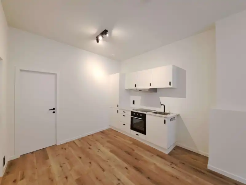 Vernieuwd 1-slaapkamerappartement met Terras te huur in Brugge foto 3