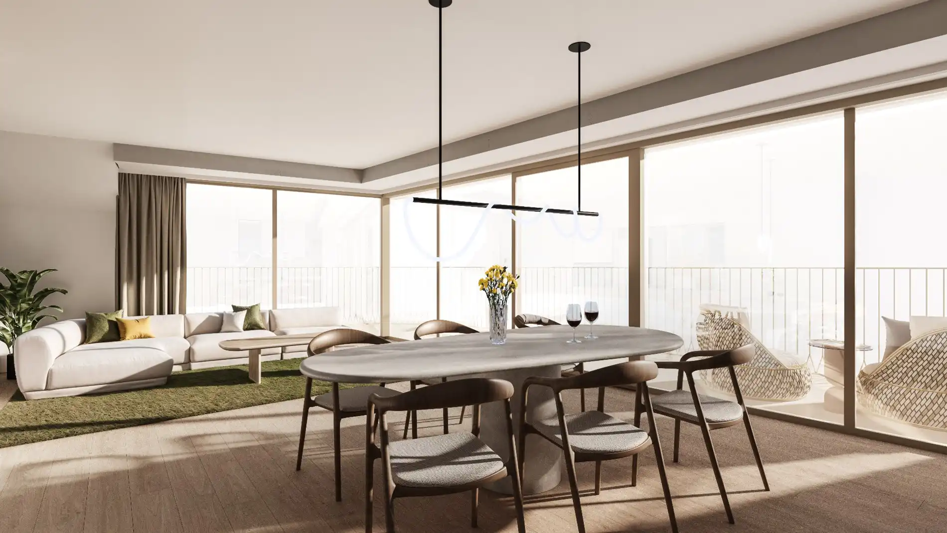 Modern DUPLEX-appartement in nieuwbouwresidentie “Antoine” – centraal gelegen in Heist foto 2