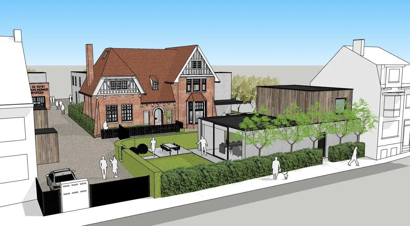 Karaktervolle Britse cottage uit 1906 – vergund renovatieproject met 2 afzonderlijke woningen. (prijs per woning). foto 3