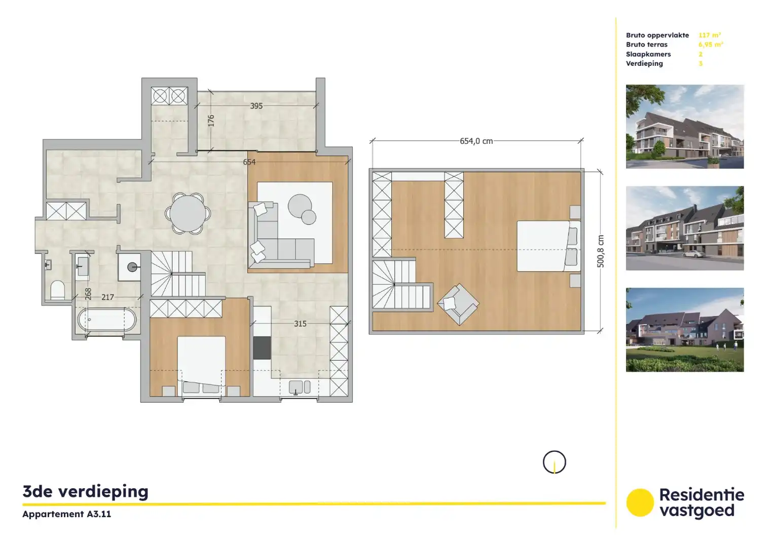 Appartement te koop Zandvoordsestraat 25 -/A3.11 - 8460 Oudenburg