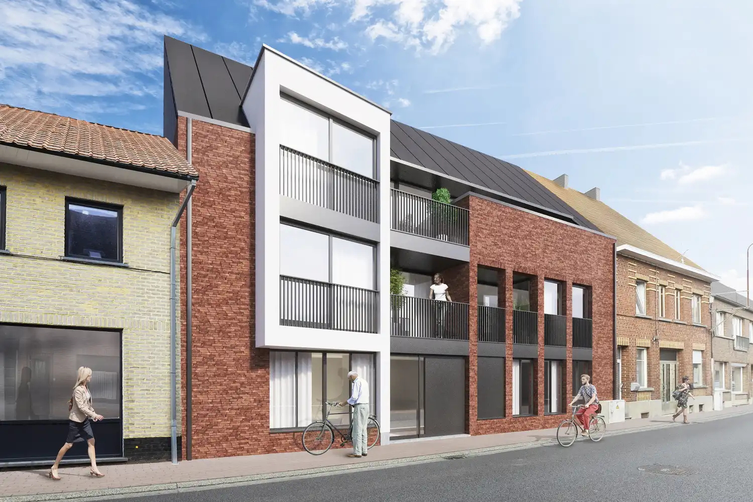 Modern opgeleverd nieuwbouwproject te Zottegem. foto {{pictureIndex}}