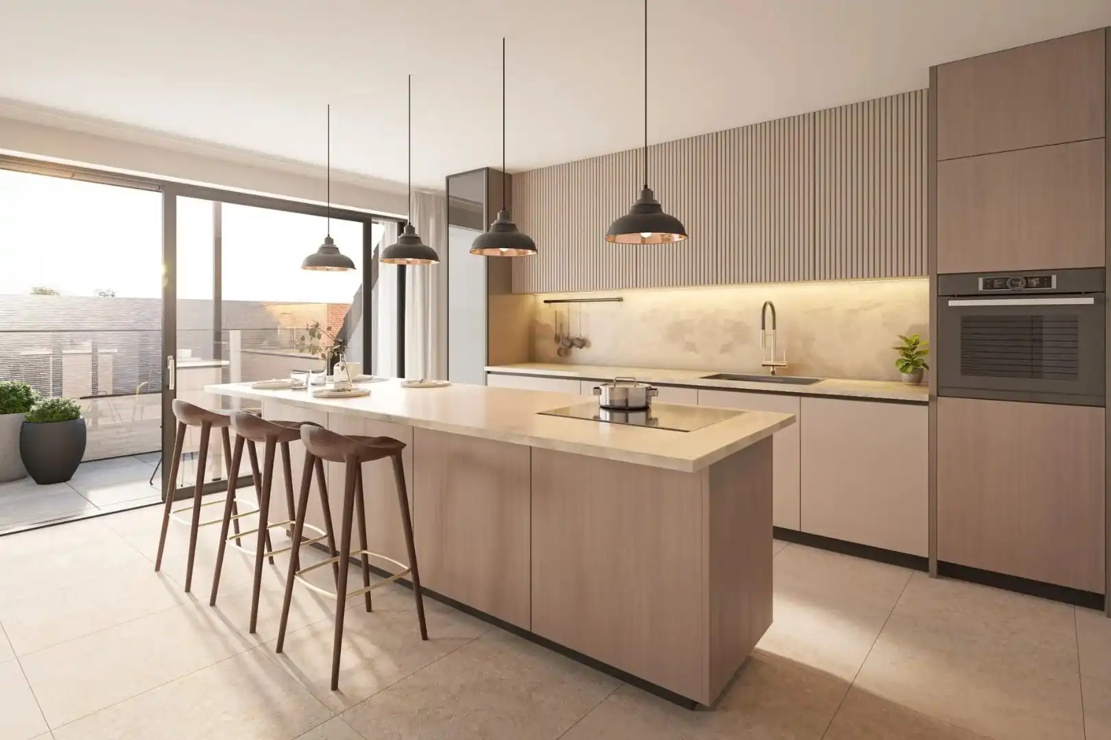 Appartement met 2 slaapkamers en terras te Lombardsijde  foto 4