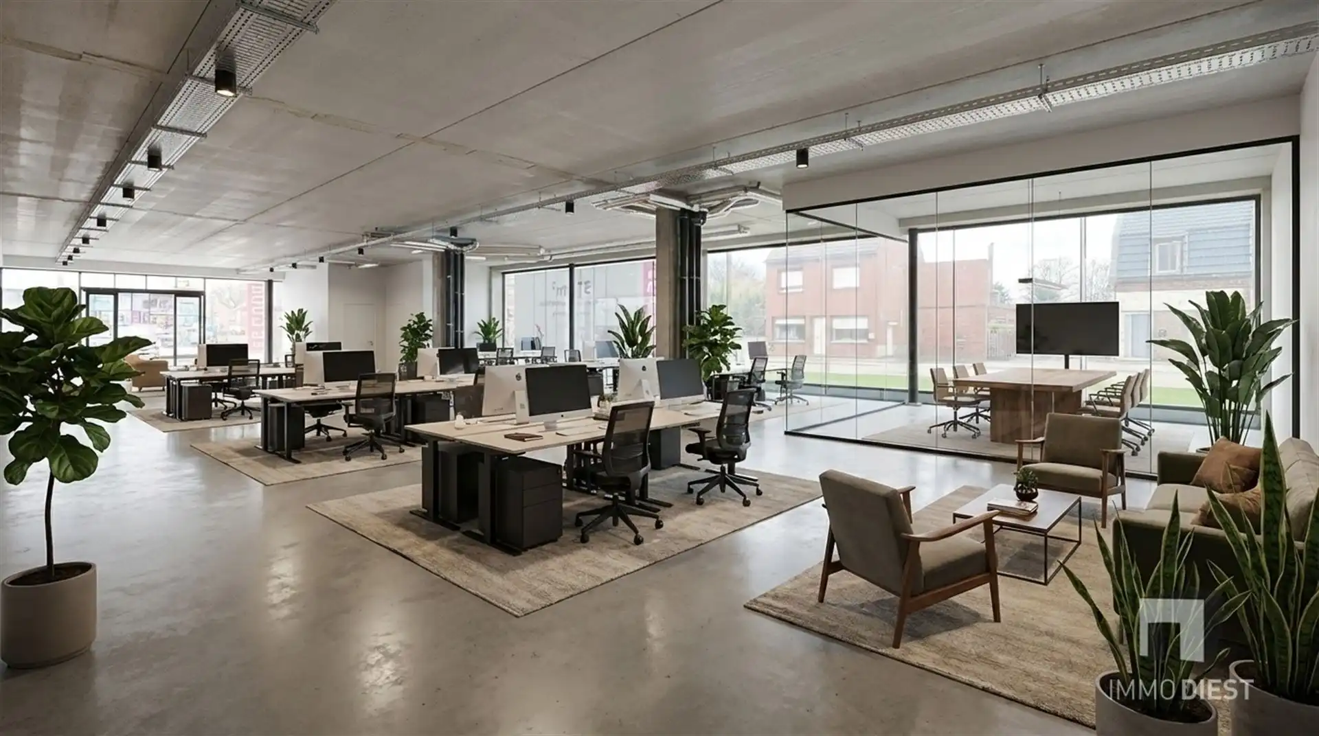 Commercieel Gebouw van 374m2 op toplocatie met parking! foto 12