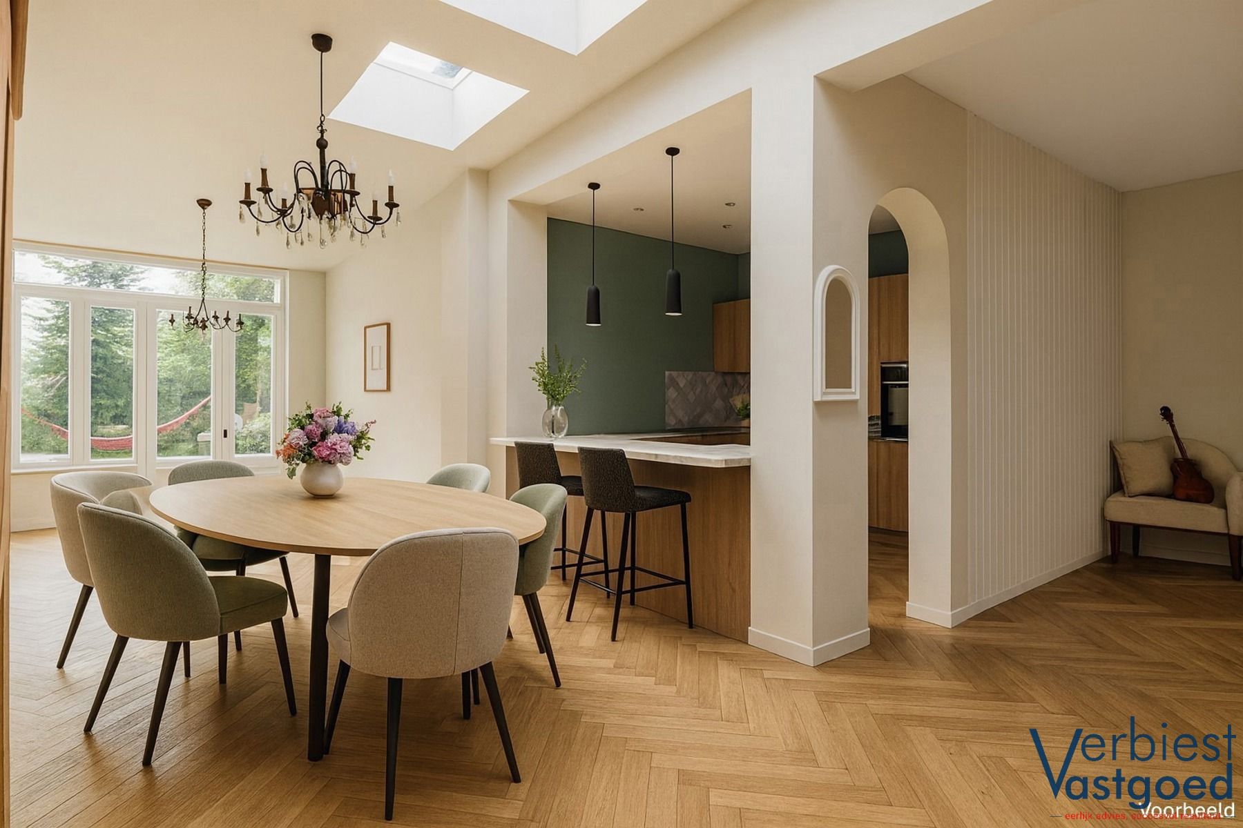 Gelijkvloers appartement met 3 SLK en grote tuin in Ekeren foto {{pictureIndex}}
