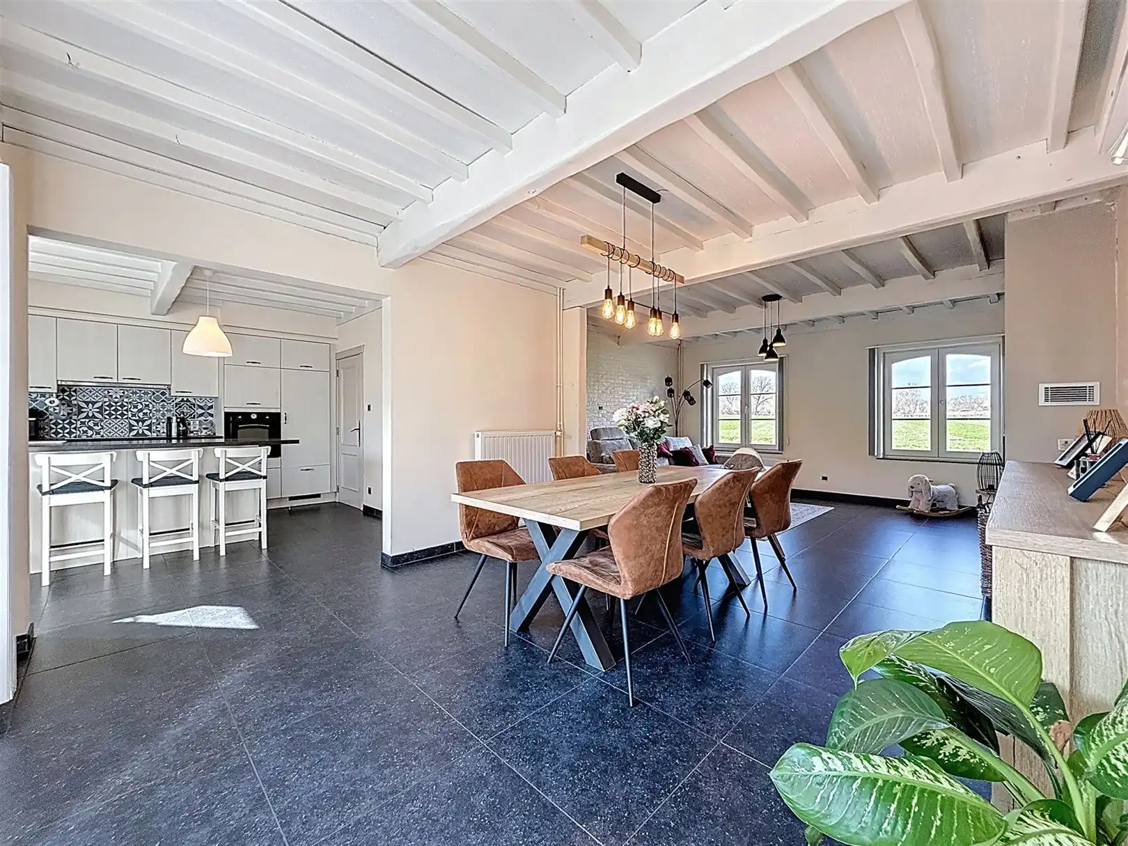 Ruime open bebouwing, 4 slpks, bureau, 14a 01ca foto 12