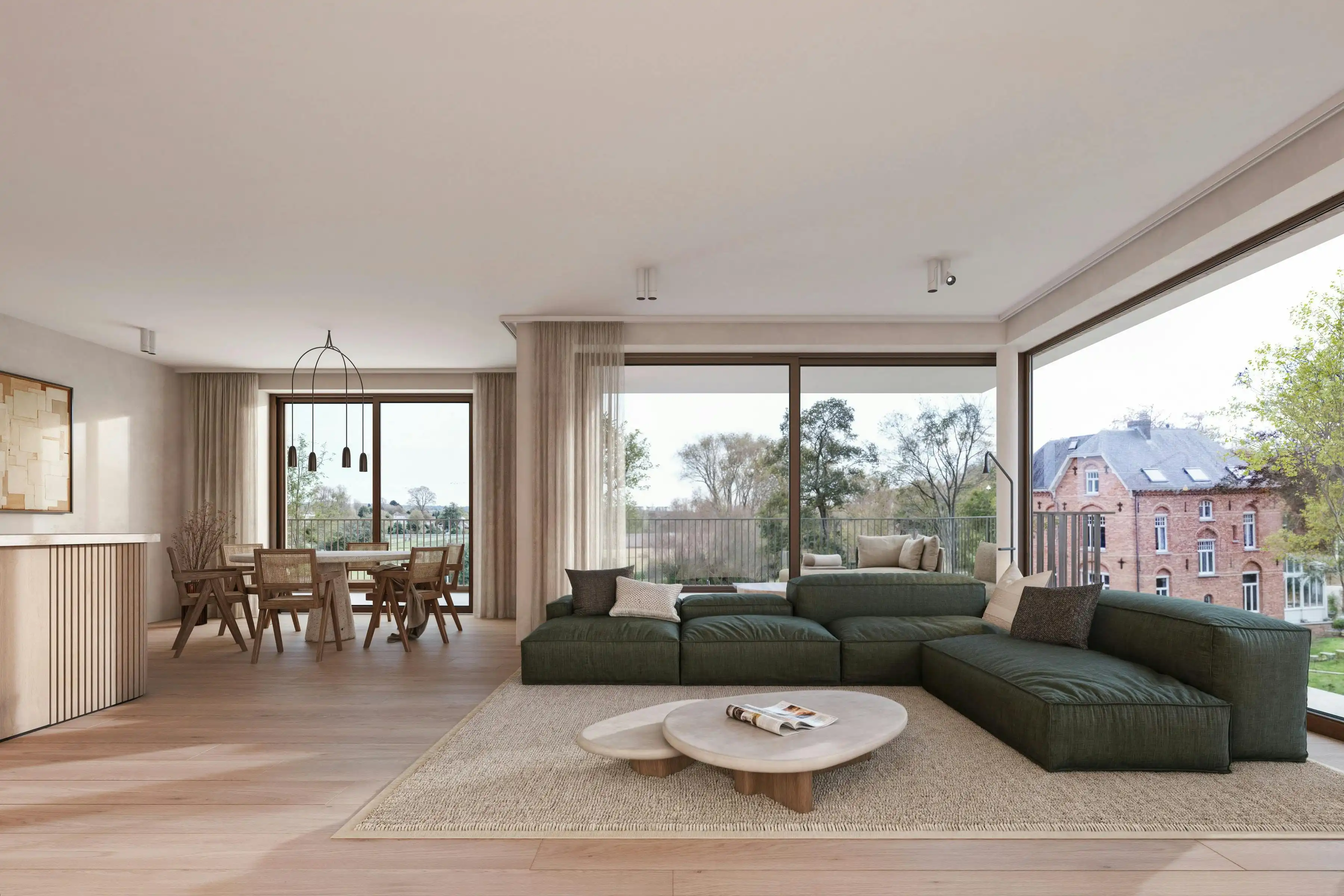 Penthouse met 2 slaapkamers en riant terras te Loppem foto 6