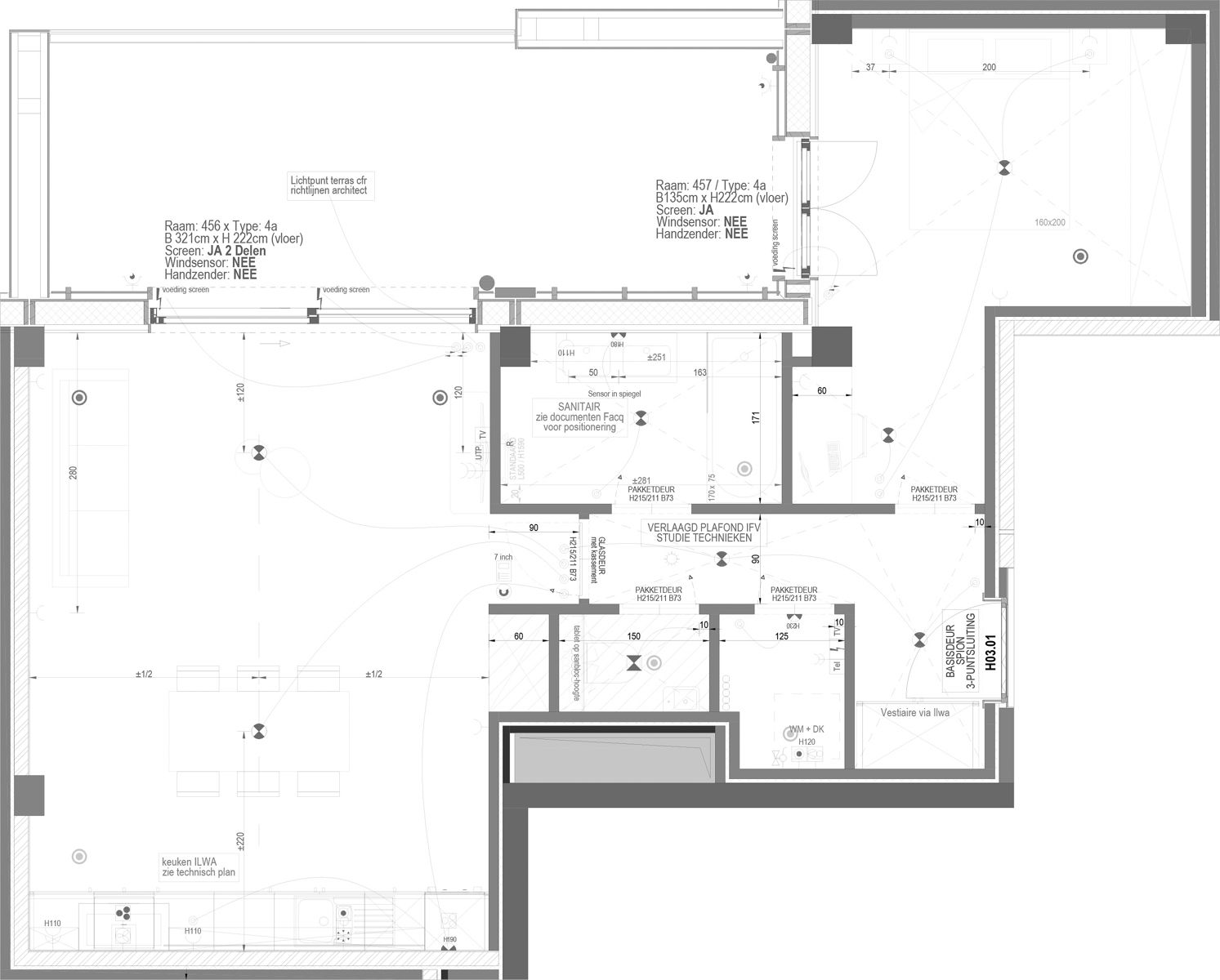 Ongemeubeld 1 slaapkamer app. met mooi terrras foto 10
