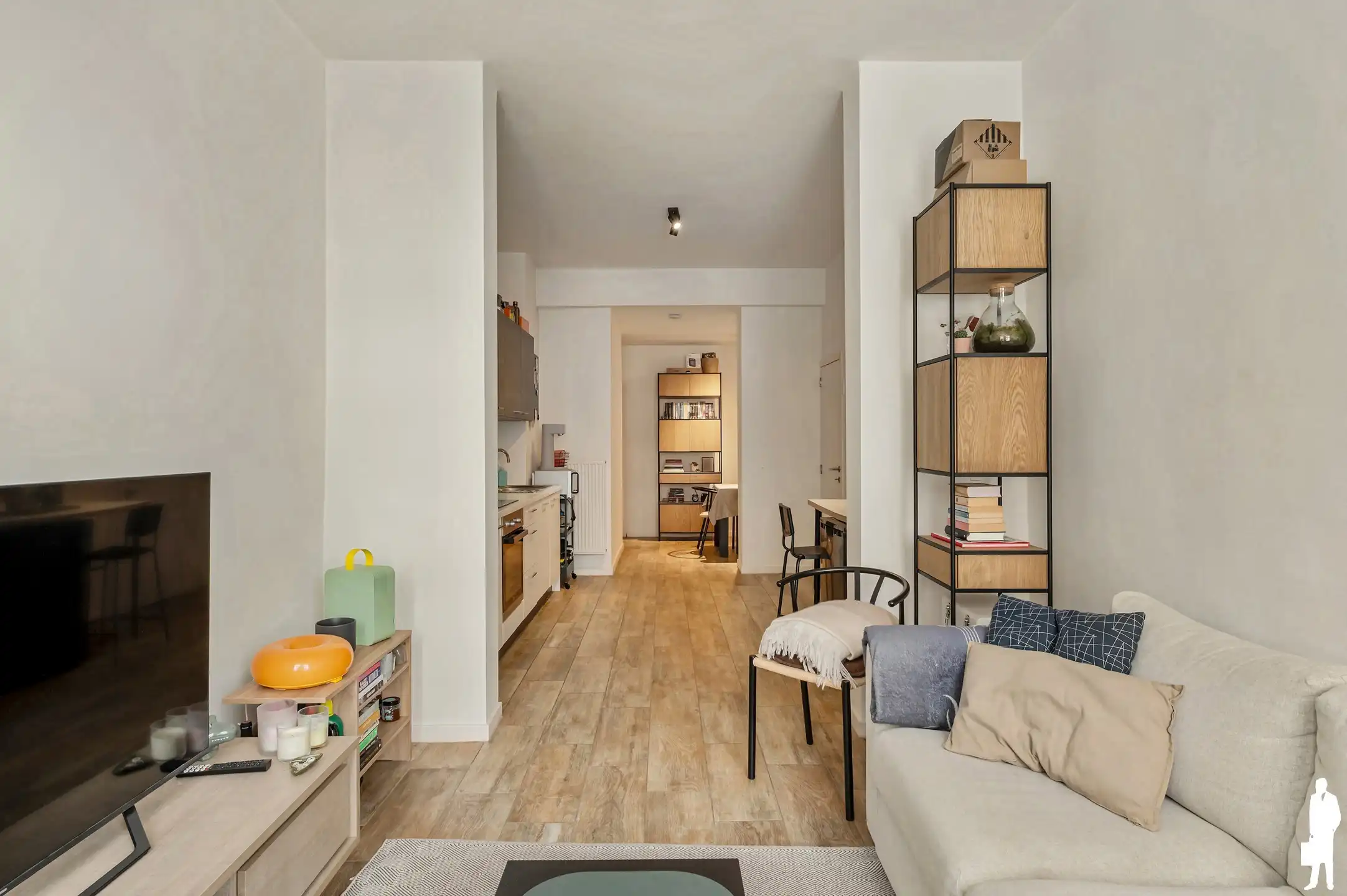 Charmant gelijkvloers appartement nabij Dageraadplaats foto 2