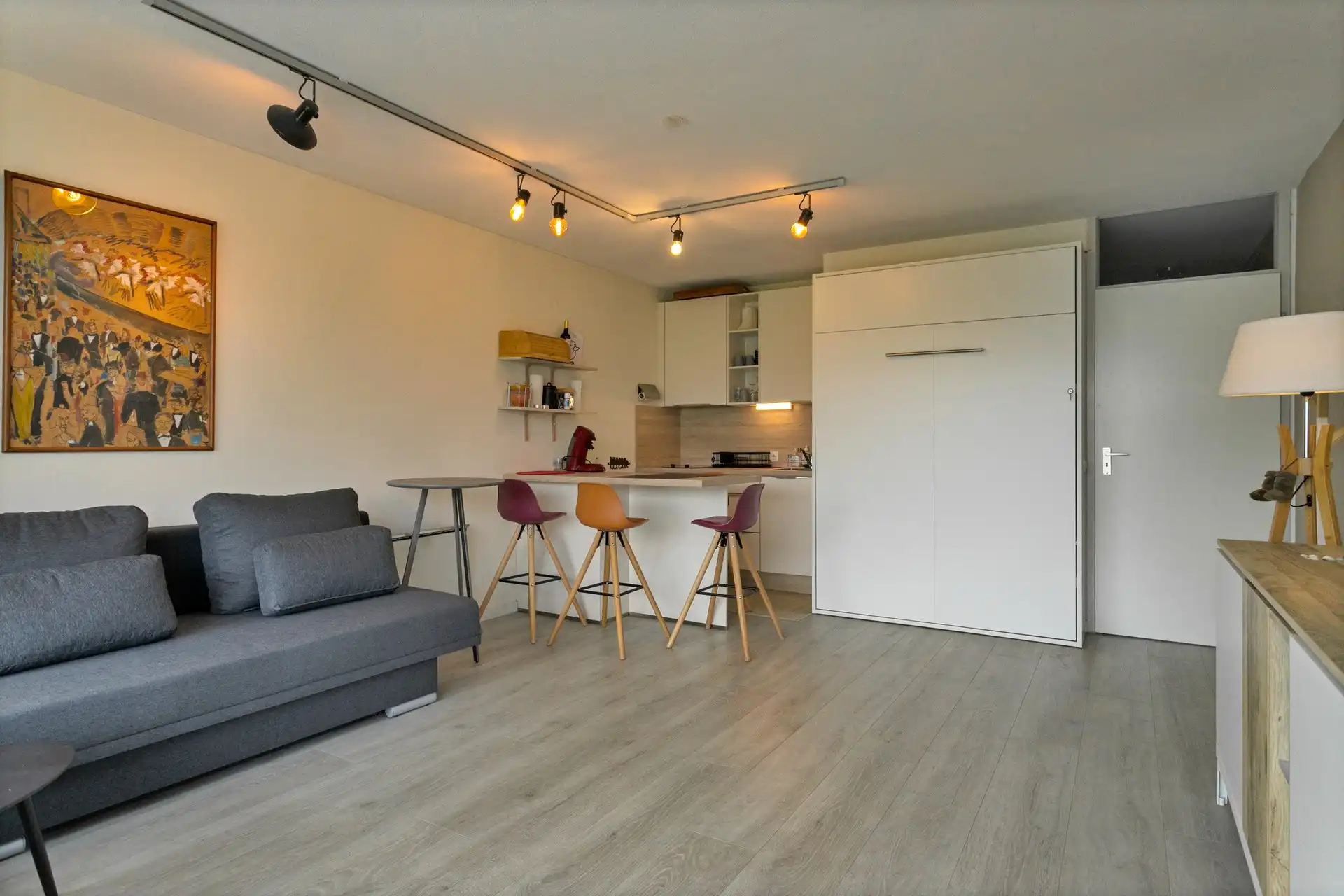 Studio met zongericht terras en open zicht op park en Havengeul. foto {{pictureIndex}}