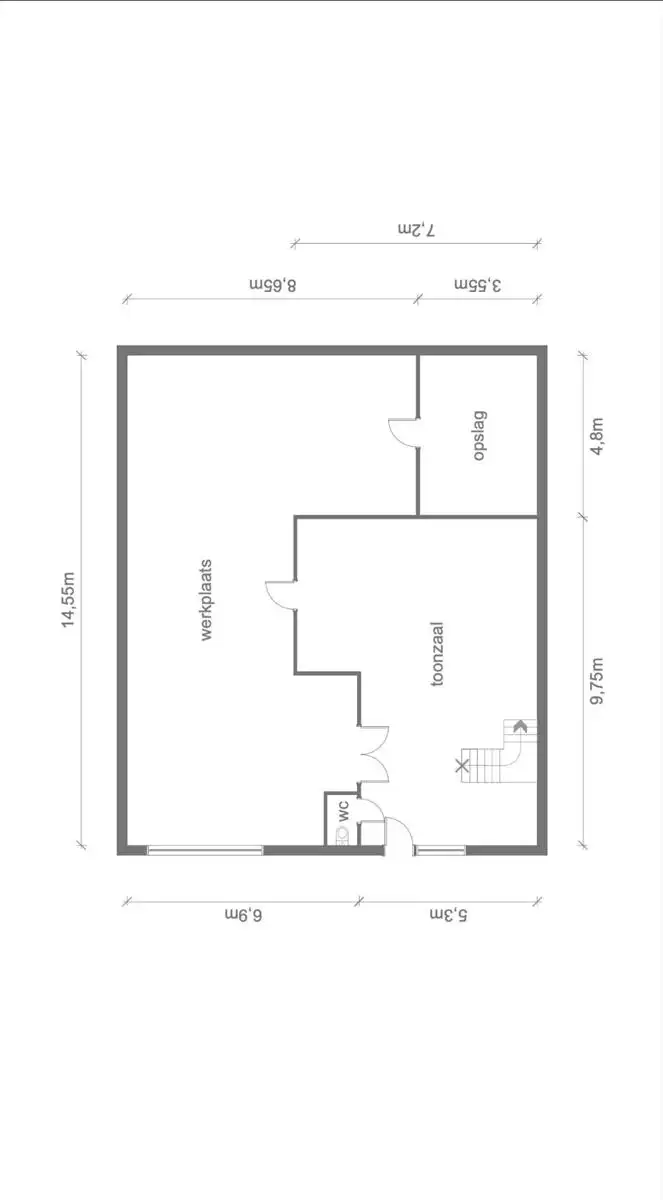 Bedrijfspand van ca 300m² foto 3