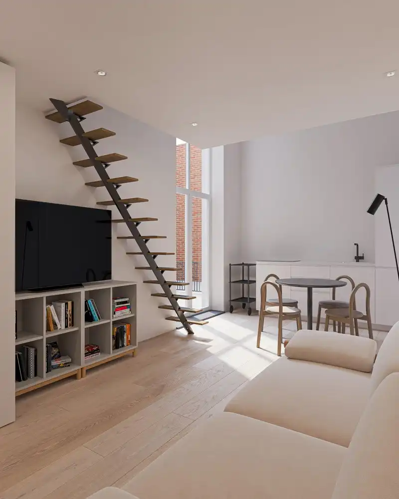 Nieuwe gemeubelde studio's met een EPC A-label op een toplocatie te centrum Leuven! foto 5