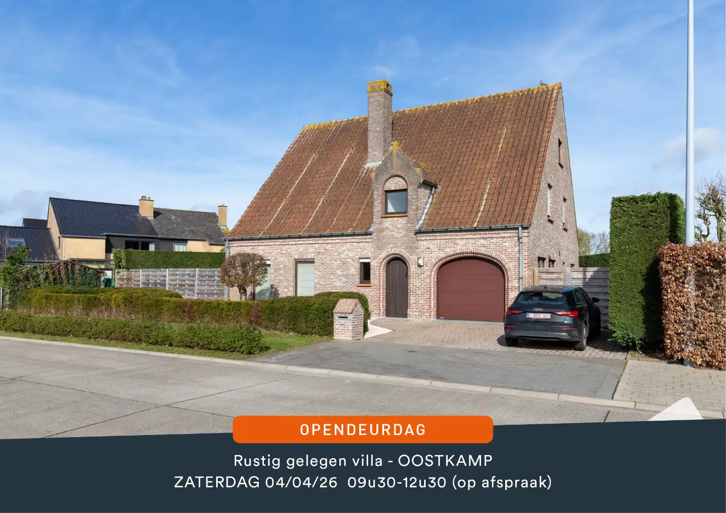 Hoofdfoto van de publicatie: TOP GELEGEN VILLA MET 4 SLAAPKAMERS , GARAGE en onderhoudsvriendelijke tuin met tuinhuis