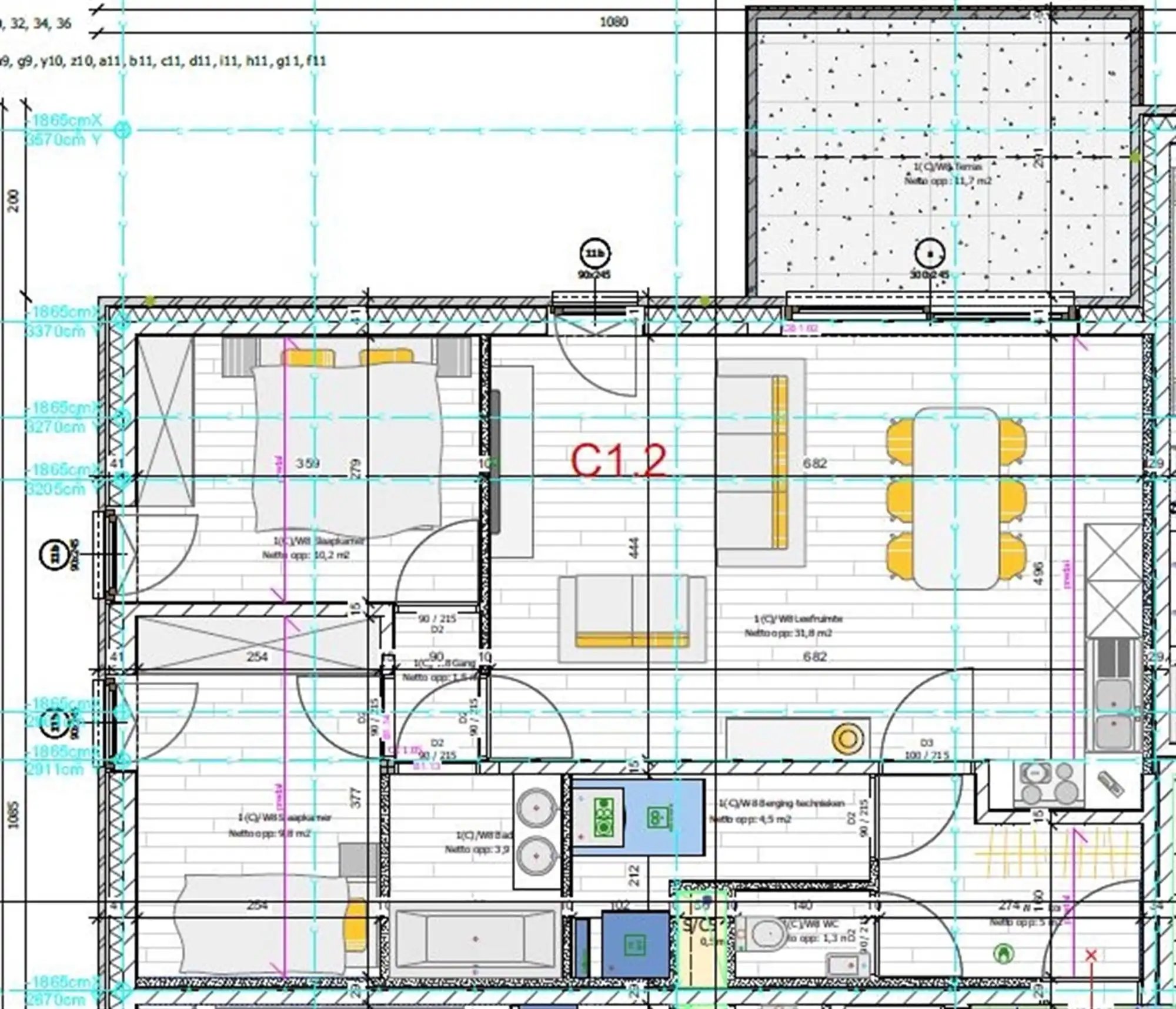 Rustig gelegen gelijkvloers nieuwbouwappartement met 2 slaapkamers. foto 16