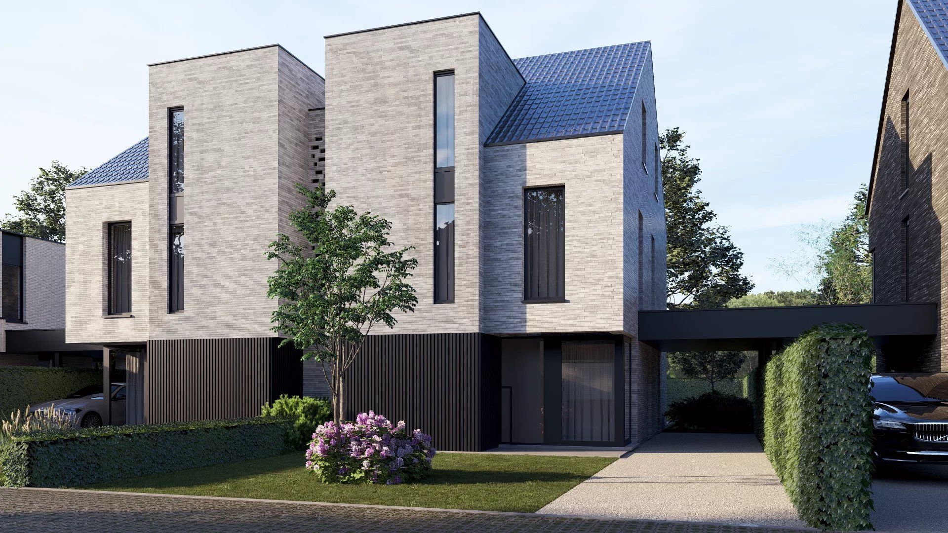 LOT 4 – RUIME ENERGIEZUINIGE NIEUWBOUWWONING VAN 240M² MET 3 SLPK’S IN BEGIJNENDIJK foto {{pictureIndex}}
