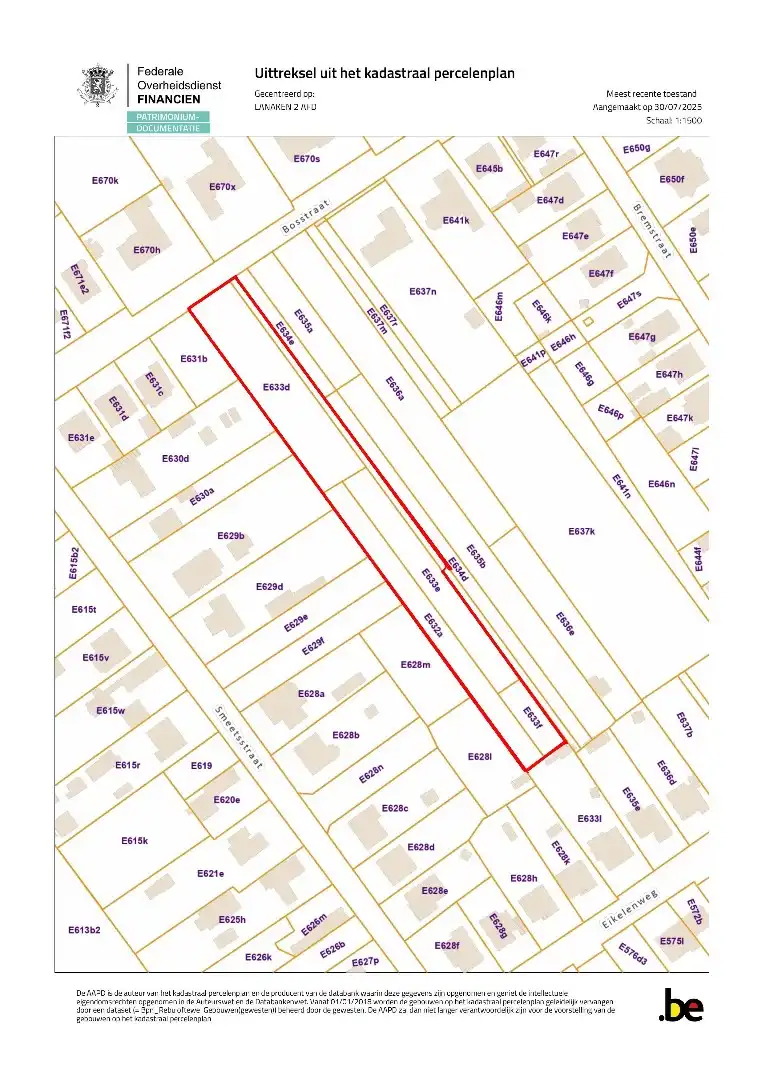 BOUWGROND VOOR OPEN BEBOUWING in de bosrijke villabuurt op de Bosstraat te Lanaken ! foto 2