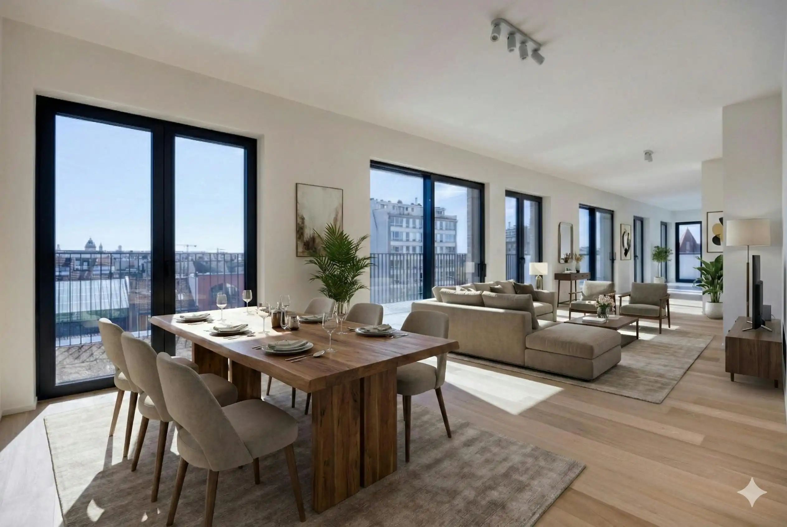 Penthouse te koop Quai Au Foin - Hooikaai 59-65 - 1000 Brussel