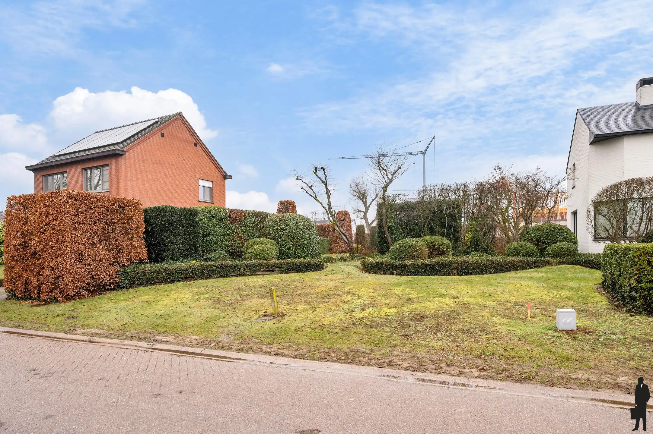 Bouwgrond voor open bebouwing in rustige straat foto 2