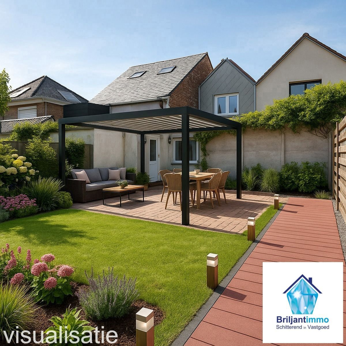 Gerenoveerde woning 2(3) slpkmrs met zonnige tuin en garage foto 22