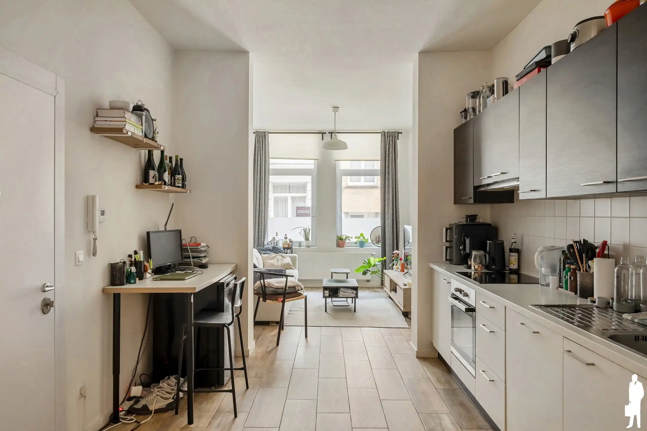 Charmant gelijkvloers appartement nabij Dageraadplaats foto 11