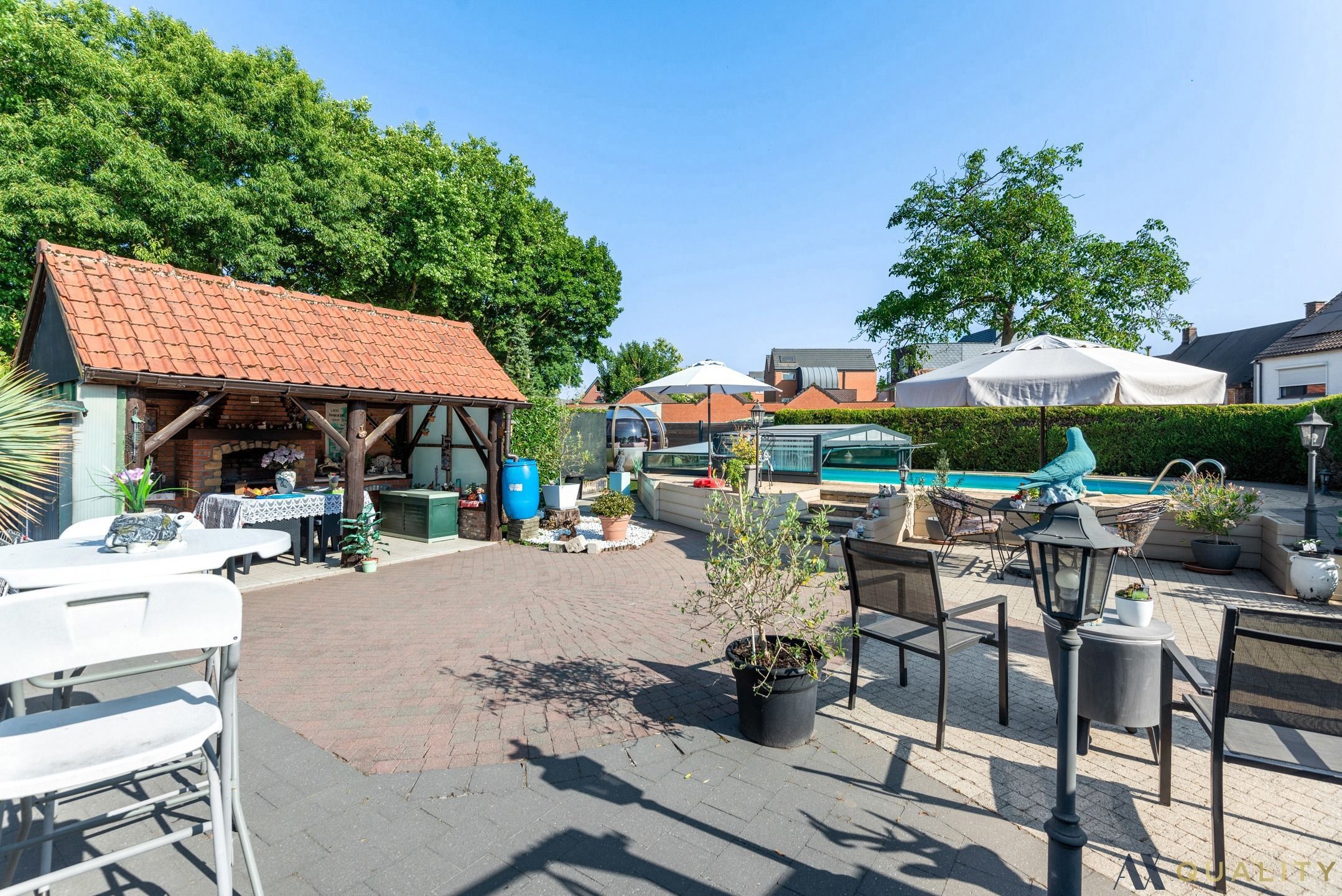 HOB met zwembad nabij Bornem centrum foto 2