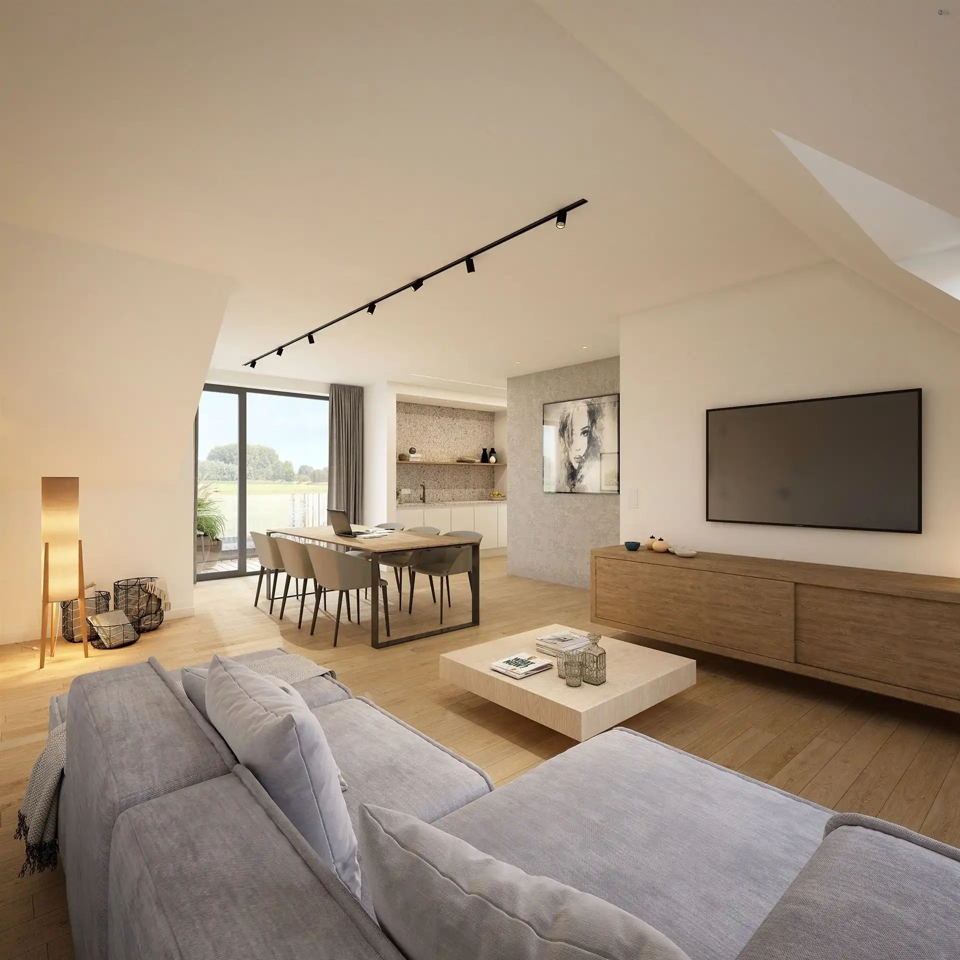 Penthouse met 2 slaapkamers foto 5