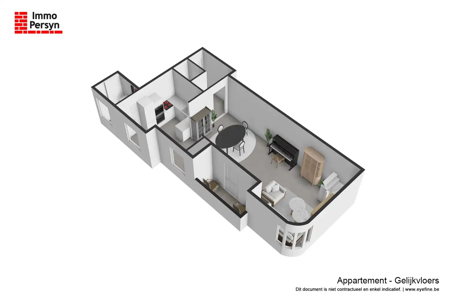 Instapklaar duplexappartement met 2 slpks en staanplaats te Diest foto 24