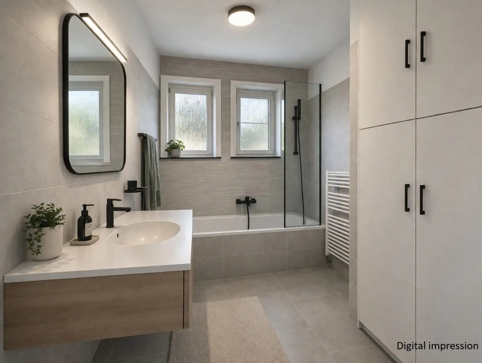 Ruime gelijkvloerse woning met 4 slpks, garage en tuin foto 16