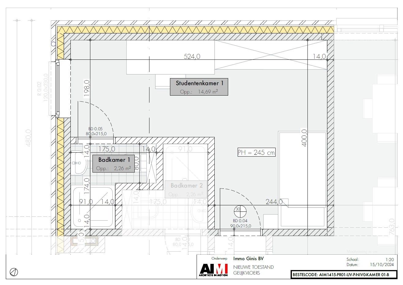 Nieuwbouw 19 studentenkamers - Unieke investeringskans in het hart van Geel foto 3