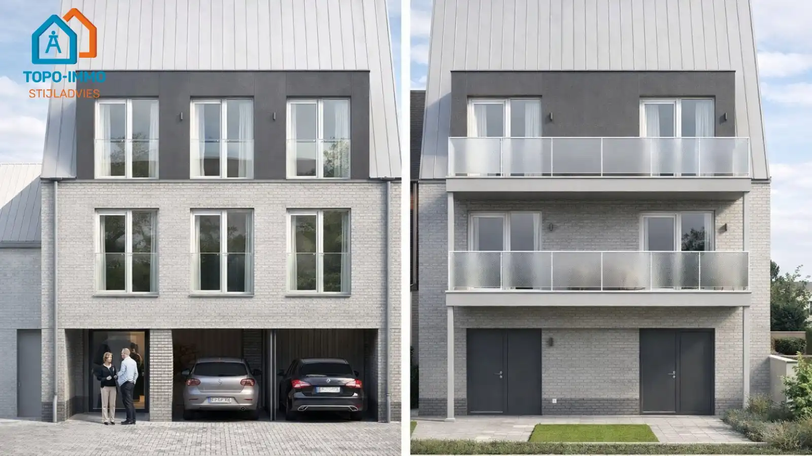 Bouwgrond met vergunning voor 2 appartementen foto {{pictureIndex}}