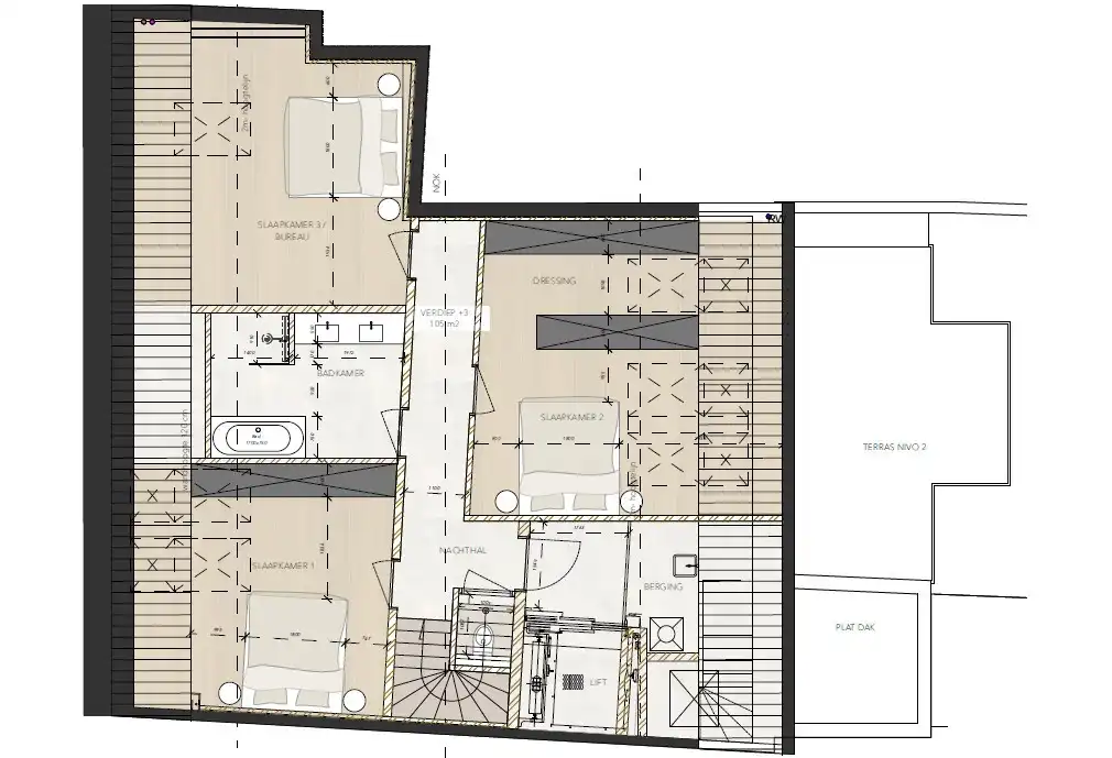 Luxueus appartement met ruim terras in hartje Izegem foto 12