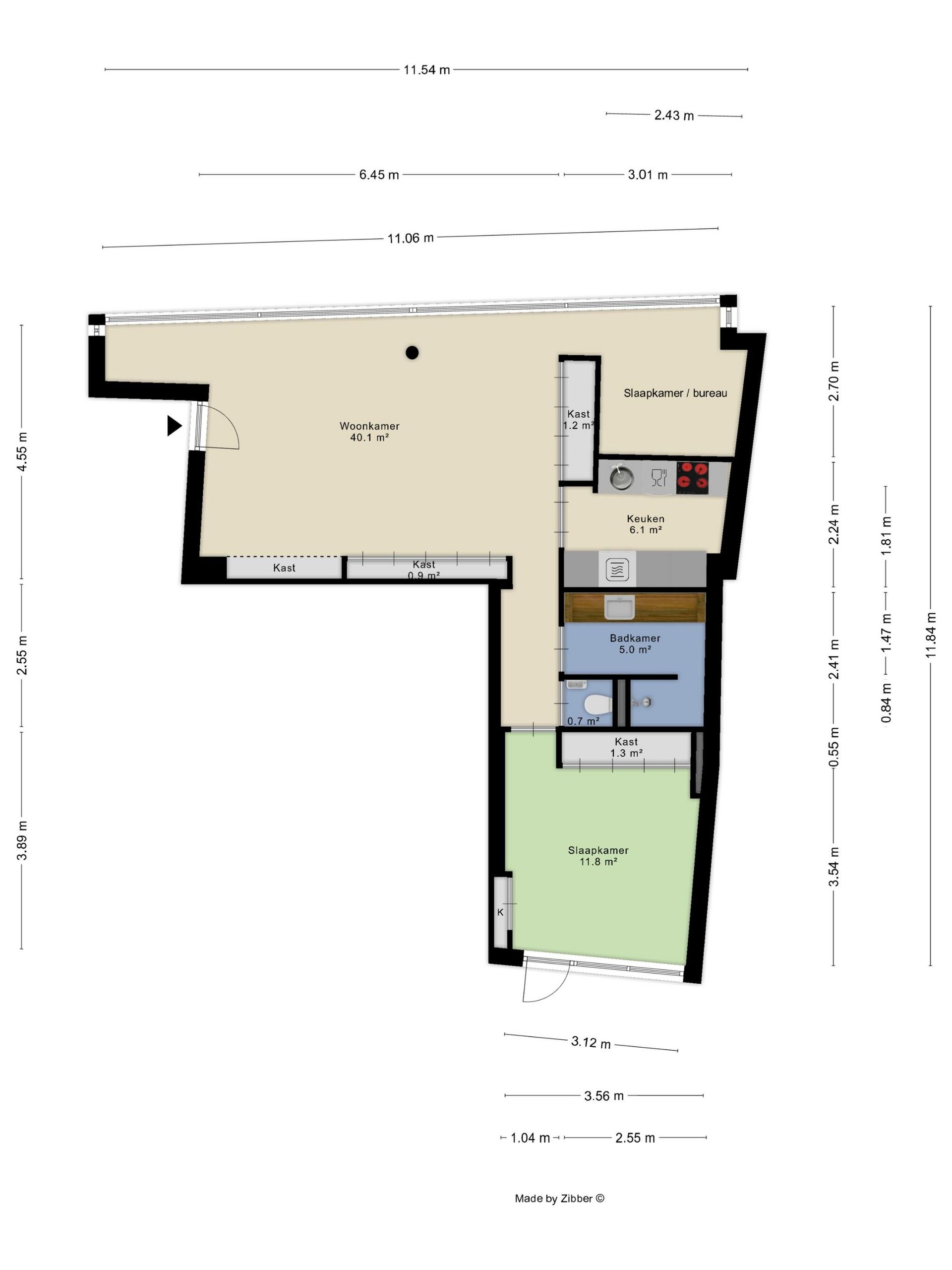 Instapklaar en stijlvol 1,5-slaapkamerappartement in de levendige Aldestraat – hartje Hasselt foto 17
