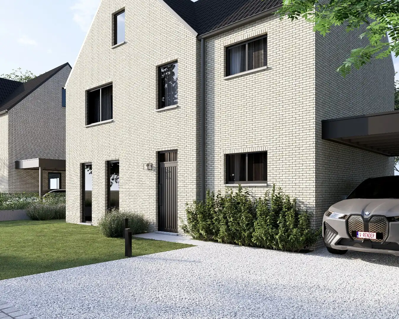 Vrijstaande Bijna Energie Neutrale nieuwbouwwoning op een perceel van 6are op een rustige locatie te Voorshoven, Neeroeteren!  foto 4