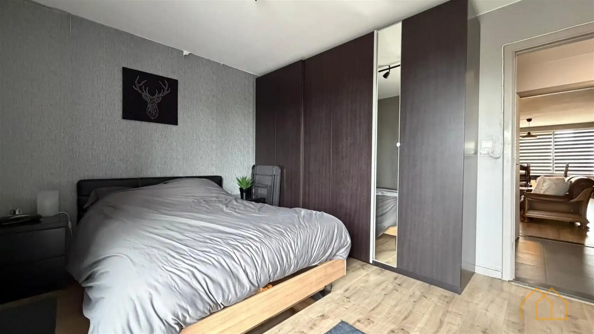 Appartement met 2slk, grote living, en eigen garage  foto 12