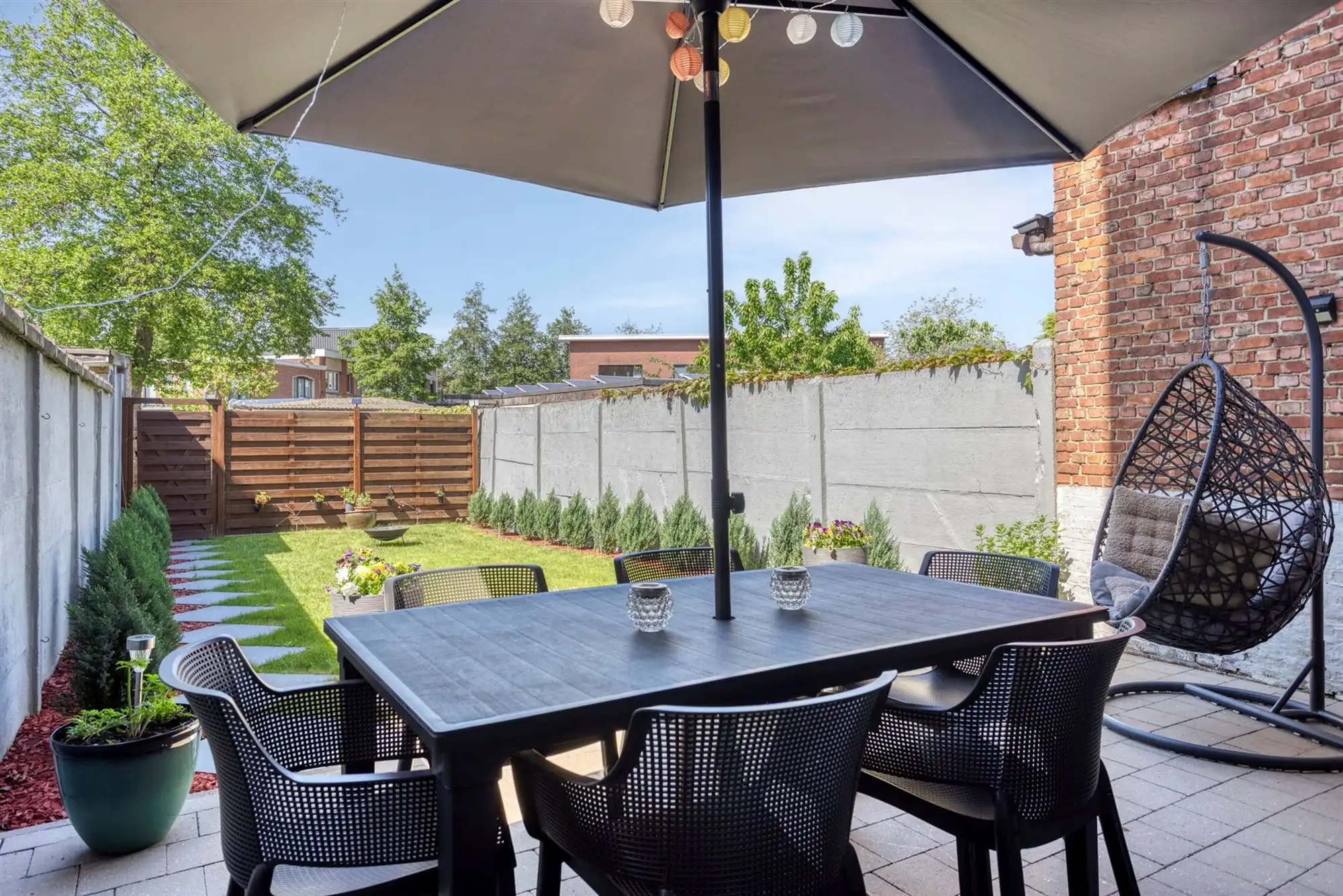 Gelijkvloers appartement met zonnige tuin (80m²) in Wilrijk foto 9