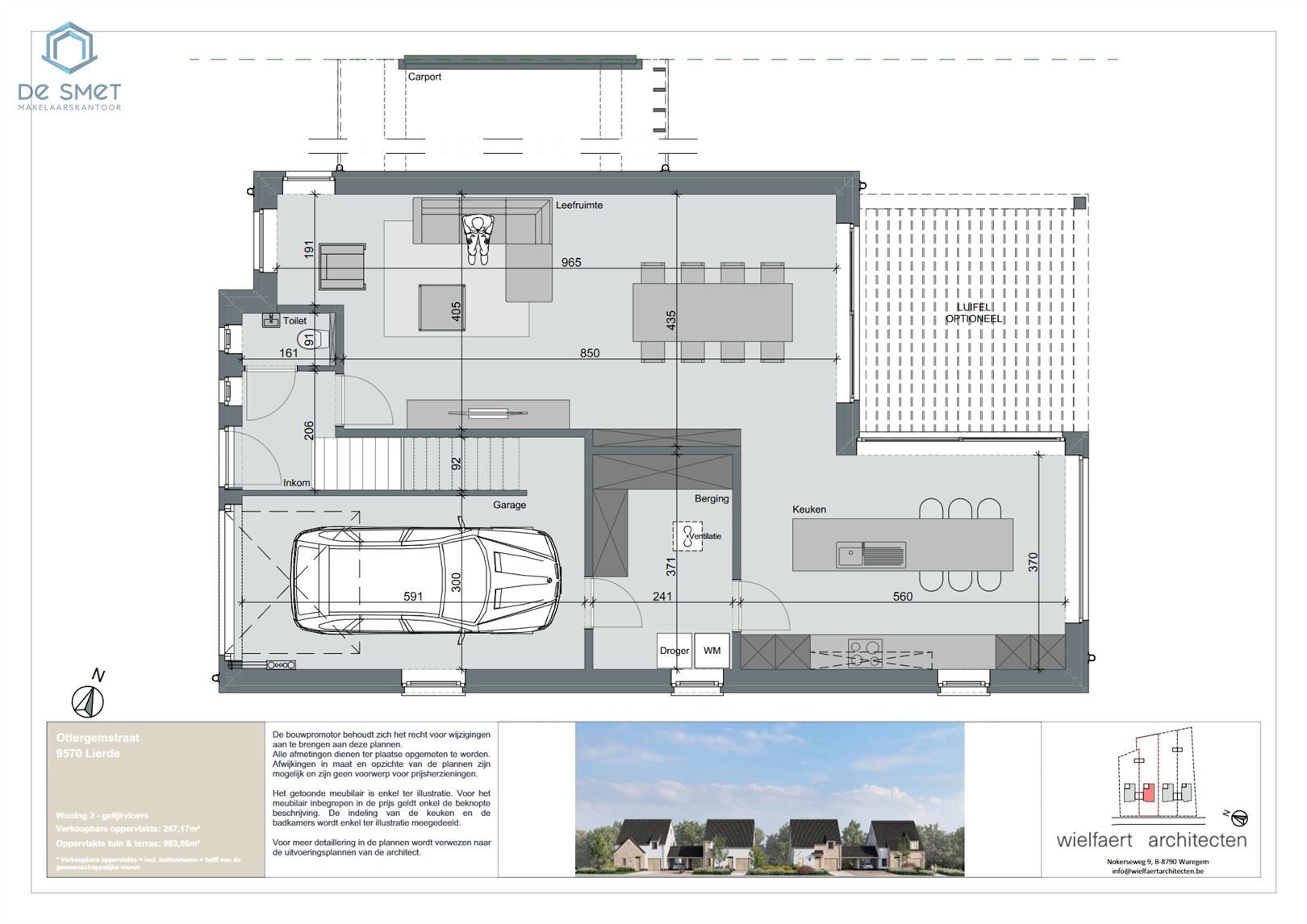 NIEUWBOUW OPEN BEBOUWING MET 3 SLP EN TUIN TE DEFTINGE foto 10