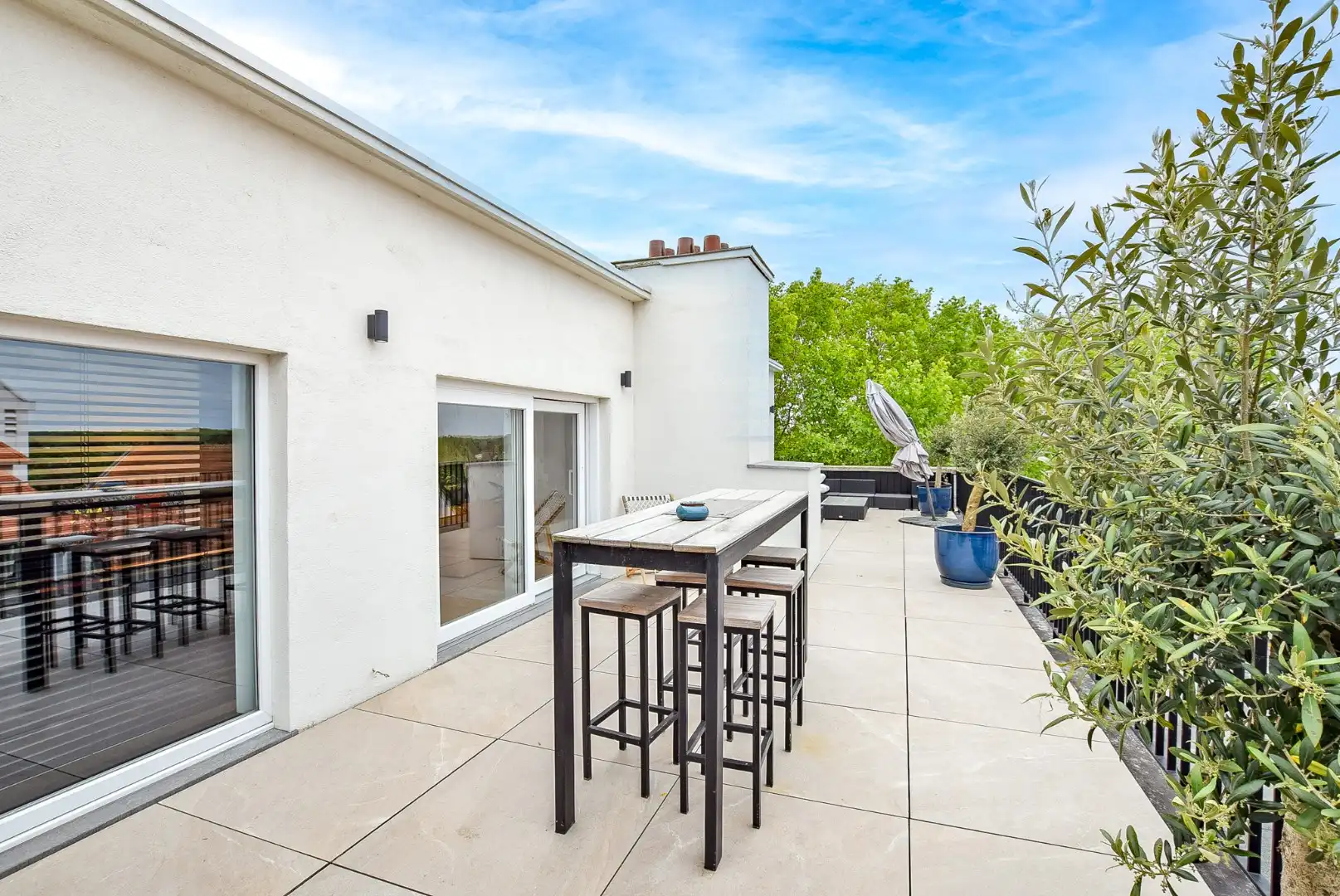 Exclusief penthouse (99m²) met maar liefst 100m² dakterras te Sint-idesbald (Koksijde).  foto 14