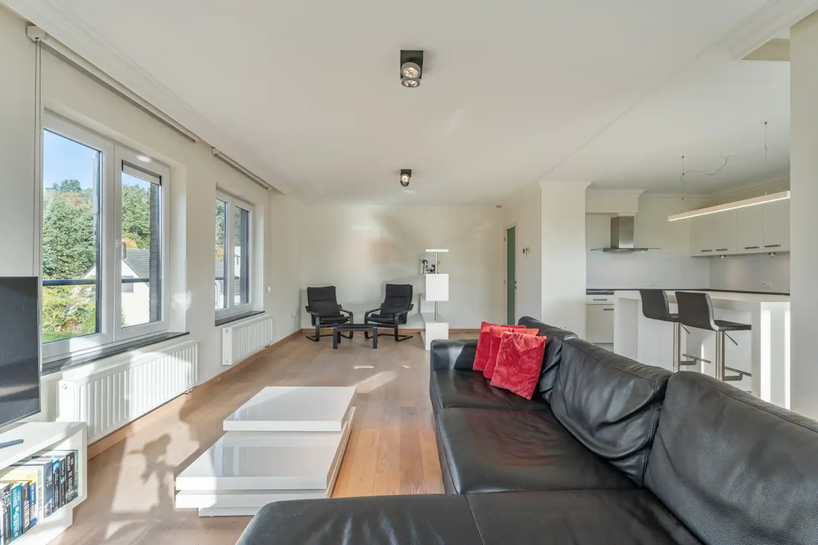 Exclusief penthouse met ruim terras, 2 slpk, extra brede autostaanplaats, centrum Houthalen foto 8