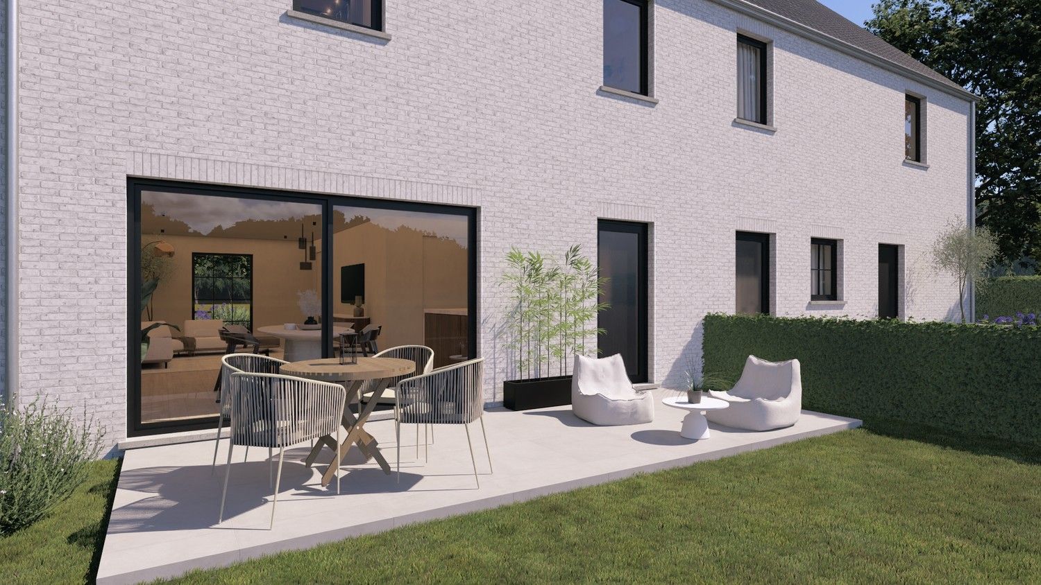 Villa Grenszicht - Moderne nieuwbouwwoningen op een zuidgericht perceel in Lanaken foto 8
