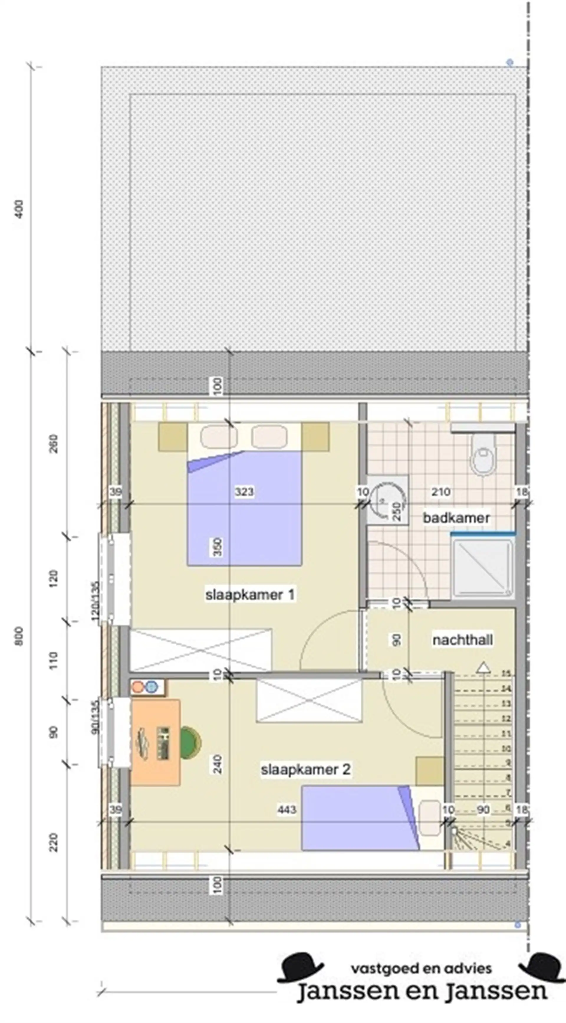 Nieuwbouwwoning met 2 slaapkamers op een perceel van 283 m² foto 4
