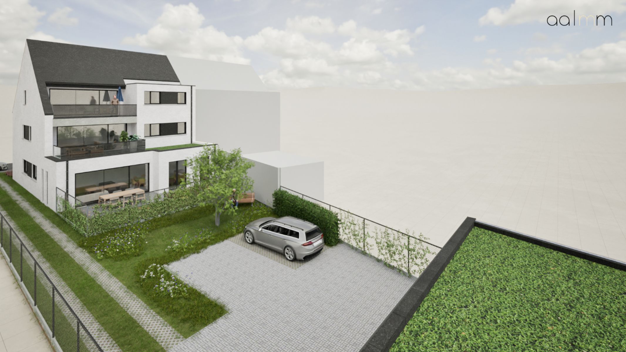 Kleinschalige nieuwbouwresidentie van 3 ruime appartementen foto 3