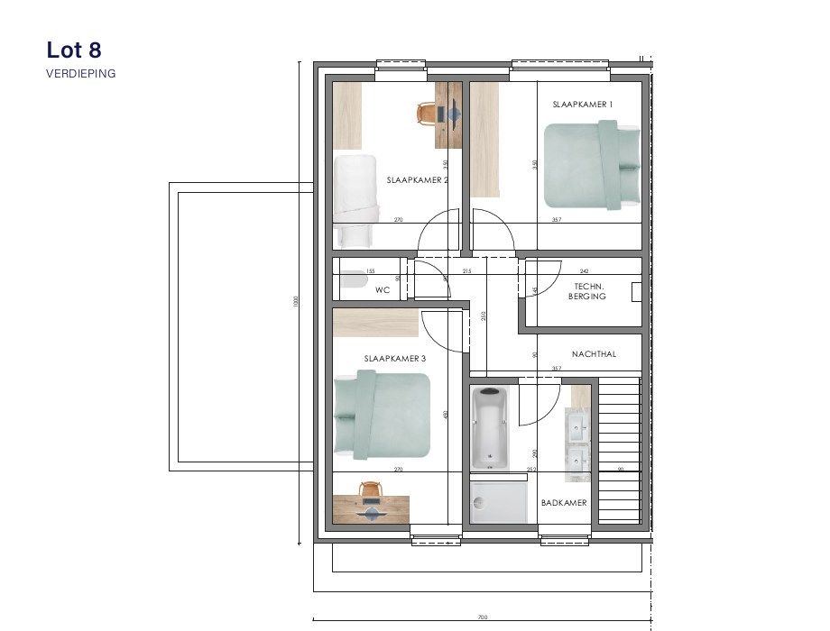 Moderne nieuwbouwwoning te Melle (Merelbeke) foto 27