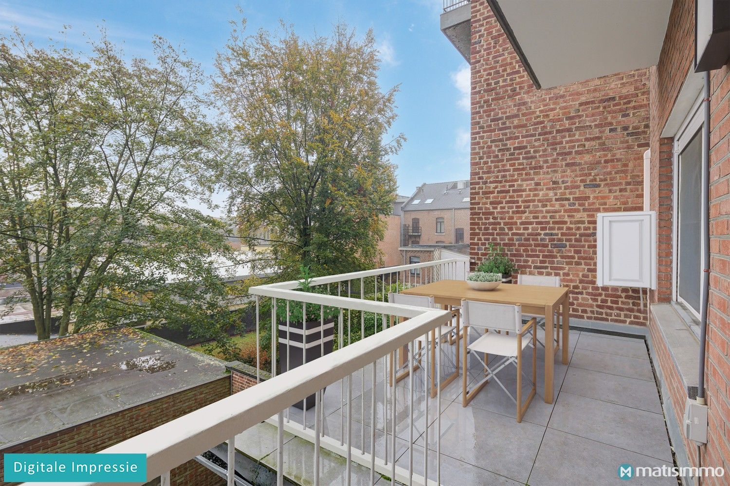 VOLLEDIG GERENOVEERD, INSTAPKLAAR APPARTEMENT MET 2 TERRASSEN, GARAGE EN KELDERBERGING NABIJ CENTRUM TONGEREN foto 17