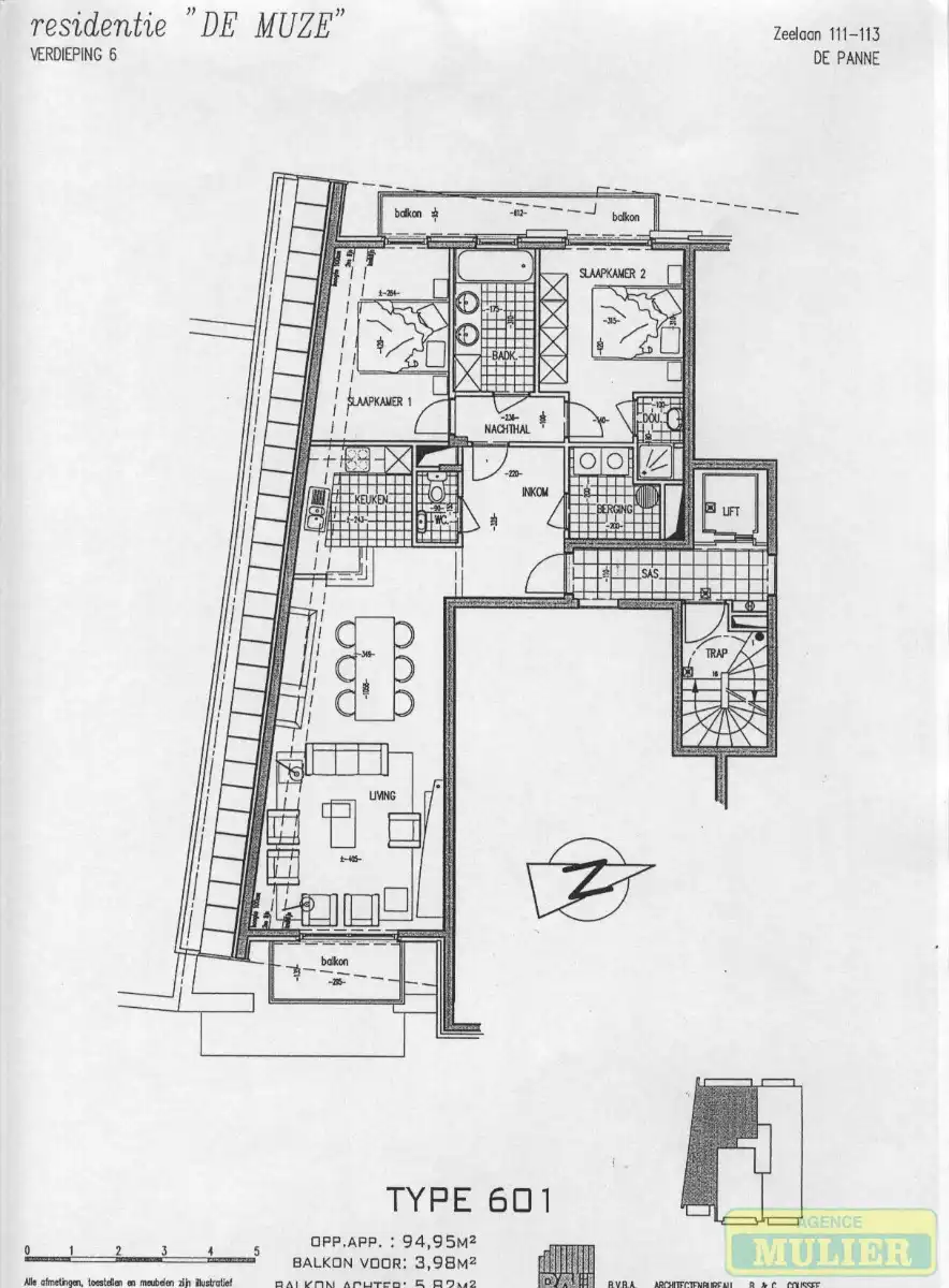 RUIM MODERN APPARTEMENT IN HARTJE DE PANNE TE KOOP foto 8